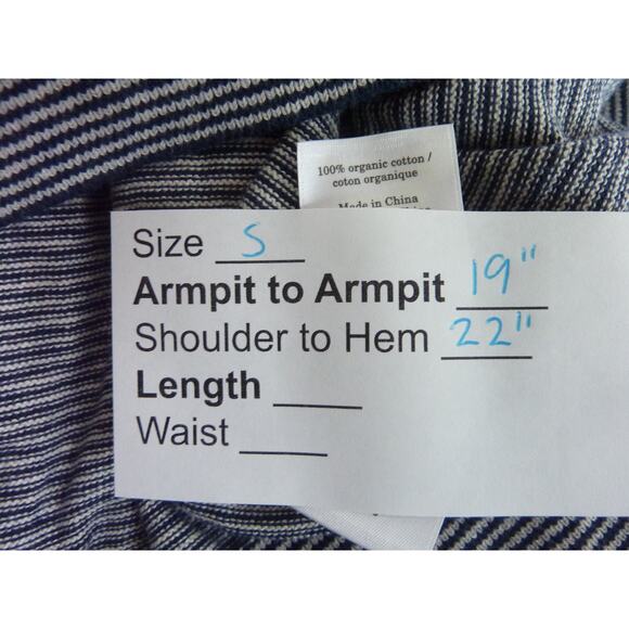 Everlane Long Sleeve Striped Top Shirt Size S - Picture 6 of 6